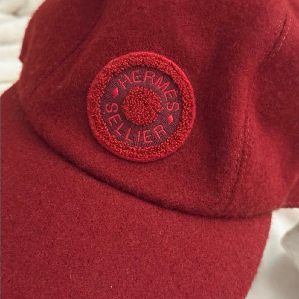 Hermès Scarlet Wool Hat